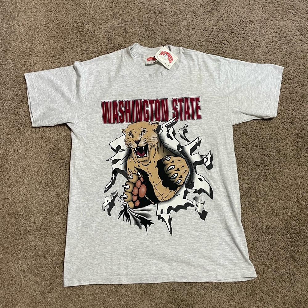 Vintage Washington state nutmeg tee